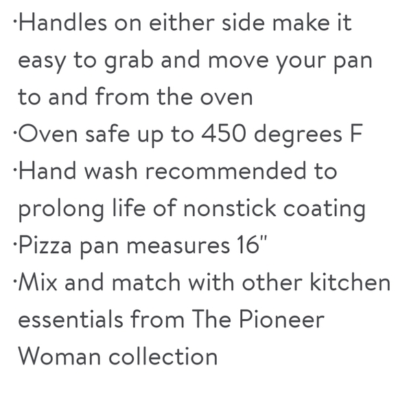 ❤️ New Pioneer Woman Teal Speckle 16" Round Pizza Pan - Picture 6 of 7